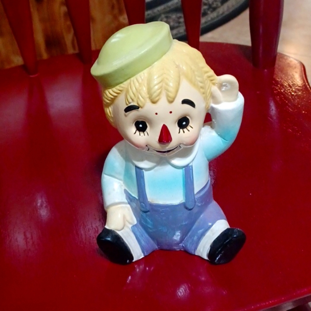 Vintage Nanco Raggedy Andy Piggy Bank Japan